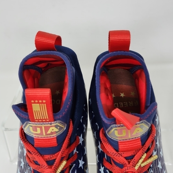 Under Armour Spotlight Lux MC LE USA Football Cleats 3025366-100 Men Sz 11.5 New main image 7